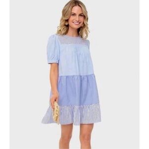 Tuckernuck Pomander Place Quinn Dress - coastal Colorblock